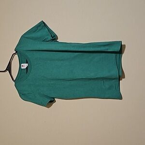 Green plain tee